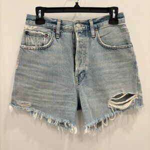 Agolde Riley denim shorts